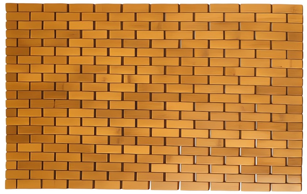 Ruhhy 26048 Koupelnová protiskluzová podložka 80 × 50 cm, bambus