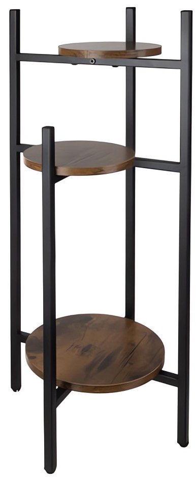 RUHHY Stojan na květiny 81 × 27 × 27 cm, hnědý