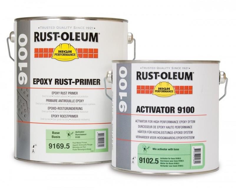 Rust-Oleum Epoxidový základový náter na hrdzu 9169 Epoxy Rust Primer, 5 l, červenohnedý
