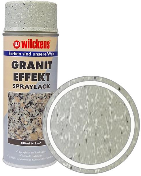 Wilckens Dekoračná farba v spreji s efektom sivá žula Granit Effekt Hobby-Lackspray, svetlo sivá