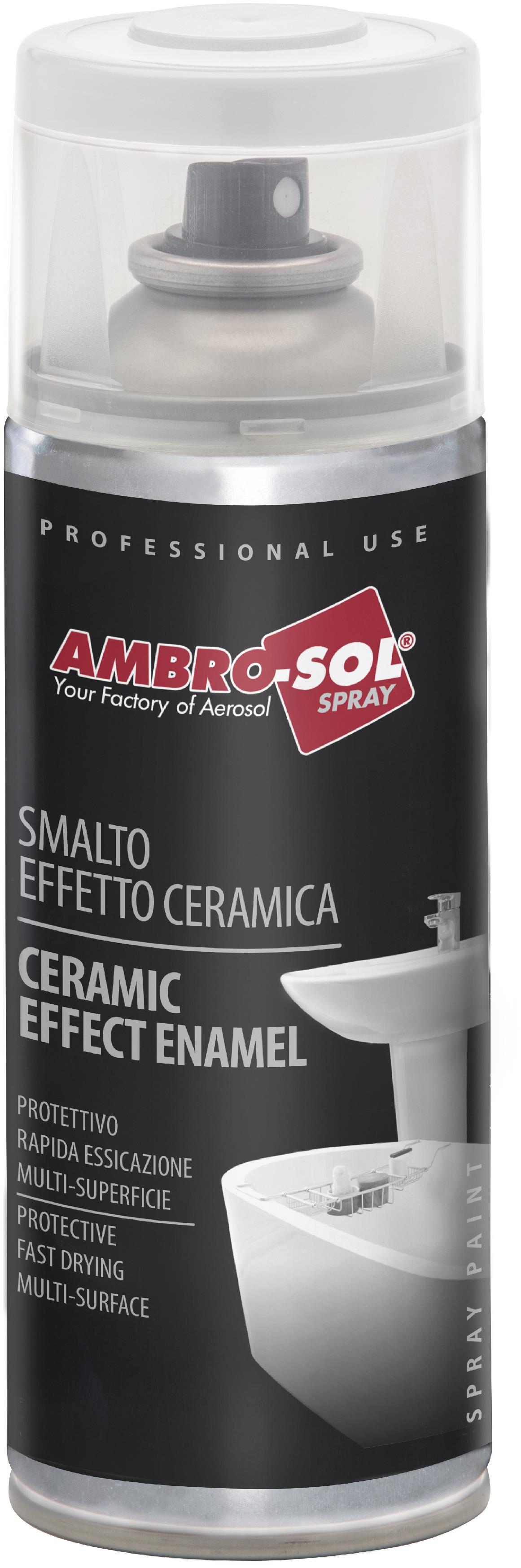 AMBRO-SOL Opravná biela farba v spreji na keramiku a smaltované povrchy 400 ml