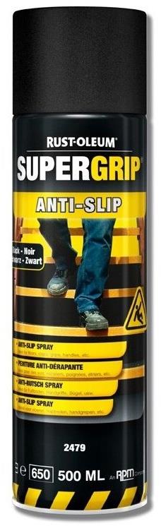 Rust-Oleum Protišmyková Rust-Oleum Farba v spreji SuperGrip Anti-Slip Spray/500 ml, čierna