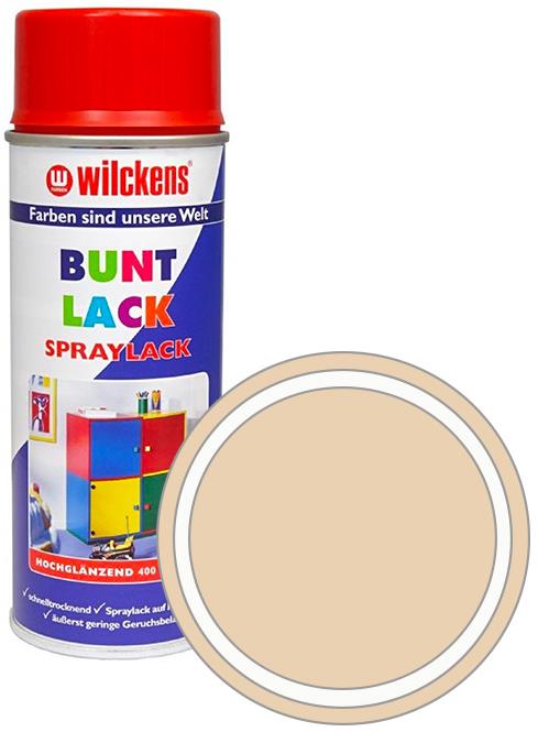 Wilckens Syntetická vrchná farba v spreji vysoký lesk 400 ml slonová kosť, WI.16011500140