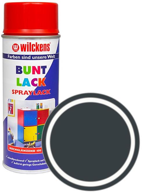 Wilckens Syntetická vrchná farba v spreji vysoký lesk 400 ml odtieň sivej, WI.16072600140