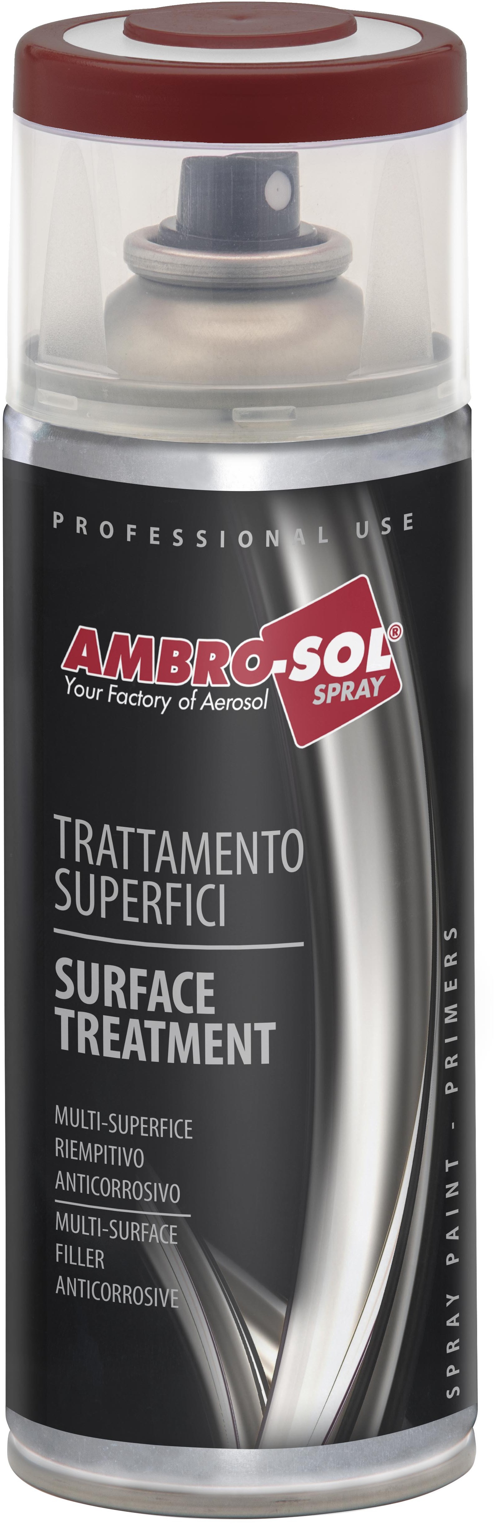AMBRO-SOL Antikorózny základový náter v spreji Antirust Primer 400 ml červený, AS. V400PAST.9