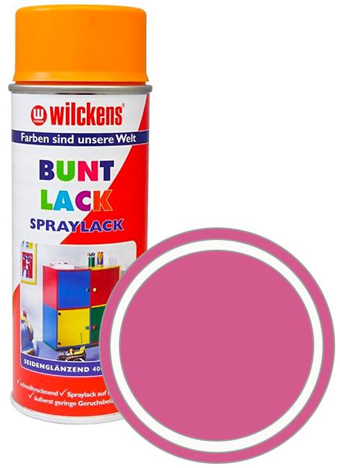Wilckens Syntetická vrchná farba v spreji pololesk 400 ml ružová, WI.16134000140