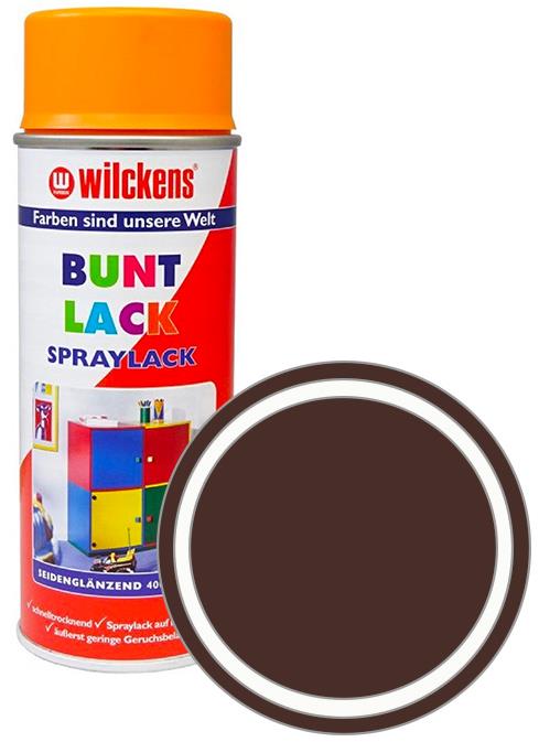 Wilckens Syntetická vrchná farba v spreji pololesk 400 ml hnedá, WI.16187000140