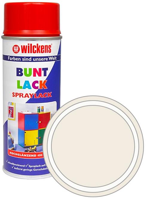 Wilckens Syntetická vrchná farba v spreji vysoký lesk 400 ml biela, WI.16091000140