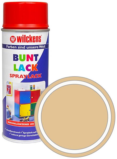 Wilckens Syntetická vrchná farba v spreji vysoký lesk 400 ml slonová kosť, WI.16011400140