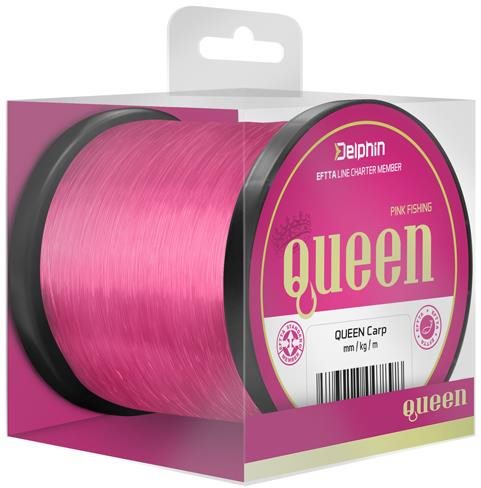 Delphin Queen Carp Ružový 600 m 0,30 mm 6,8 kg