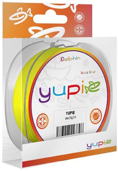 Delphin Yupie Fluo Žltá 300 m 0,25 mm 5,5 kg