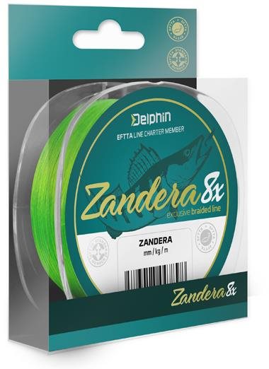 Delphin Zandera 8 Fluo Zelená 150 m 0,20 mm 15,5 kg