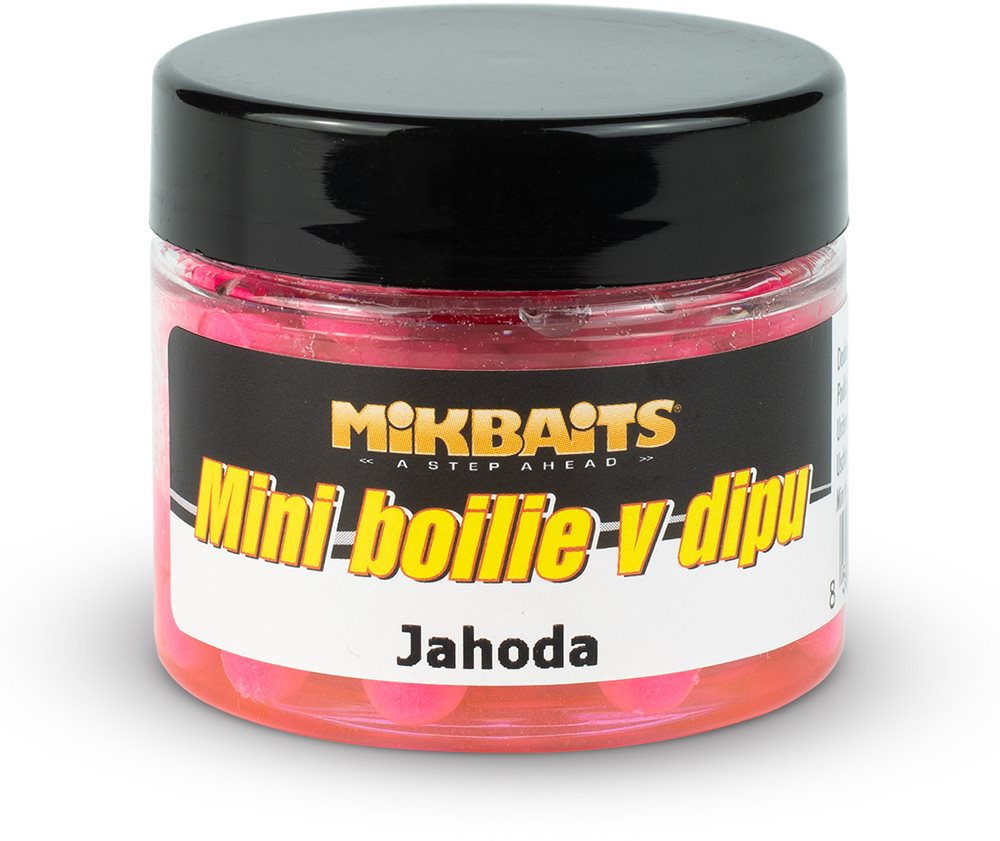 Mikbaits Mini boilie v dipe Jahoda 50 ml