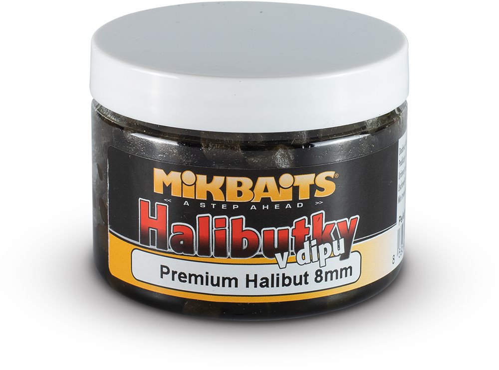 Mikbaits Halibutky v dipe Premium Halibut 8 mm 150 ml