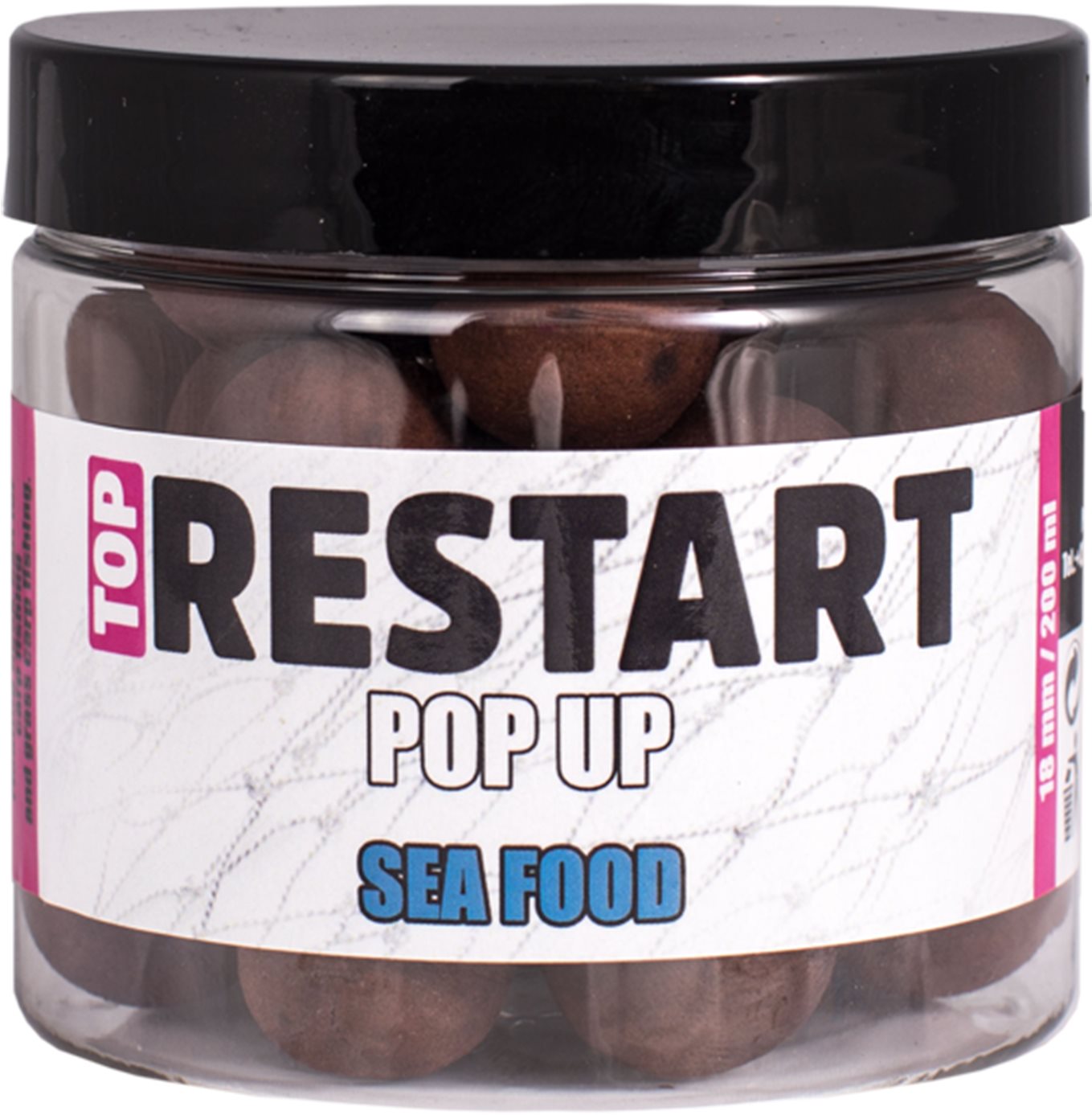 LK Baits Pop-Up Top Restart Sea Food 18 mm 200 ml