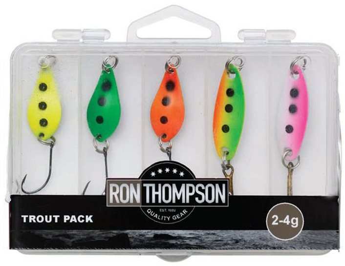 Ron Thompson Trout Pack 1, 2 – 4 g 5 ks + Lure Box