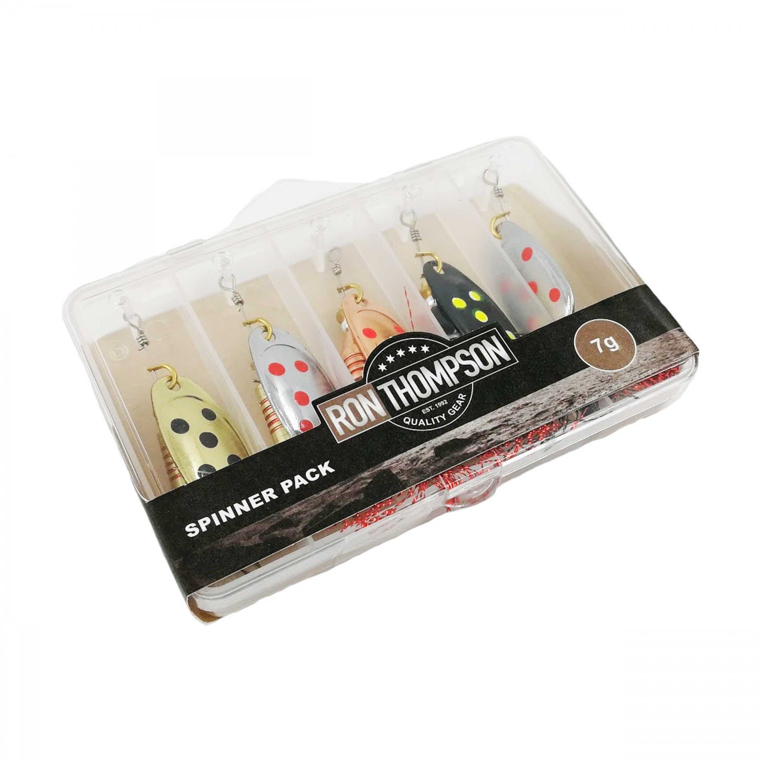 Ron Thompson Spinner Pack 7 g 5 ks + Lure Box