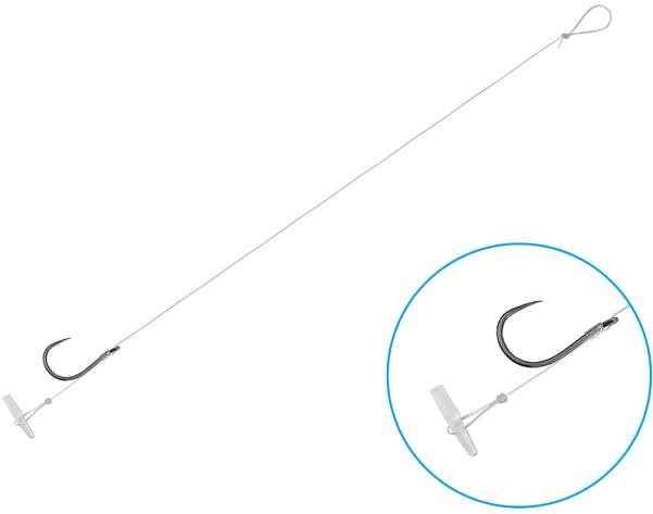 Delphin Feederový nadväzec FLR Quickstop Veľkosť 6 0,22 mm 8 cm 6 ks