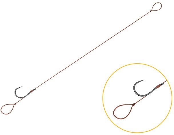 Delphin Feederový nadväzec Proxi 8 Loop Veľkosť 8 0,10 mm 8 cm 6 ks