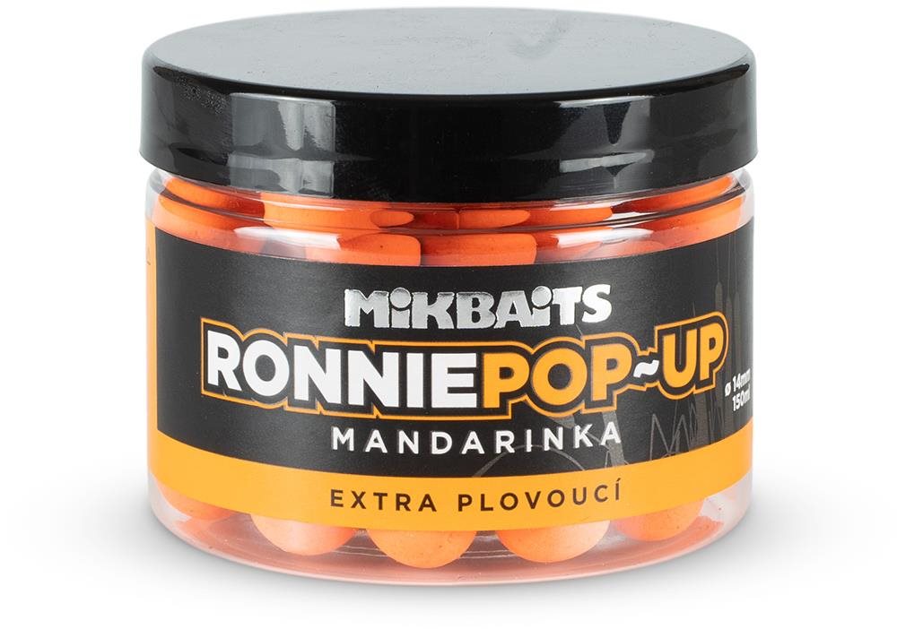 Mikbaits Ronnie pop-up Mandarínka 14 mm 150 ml