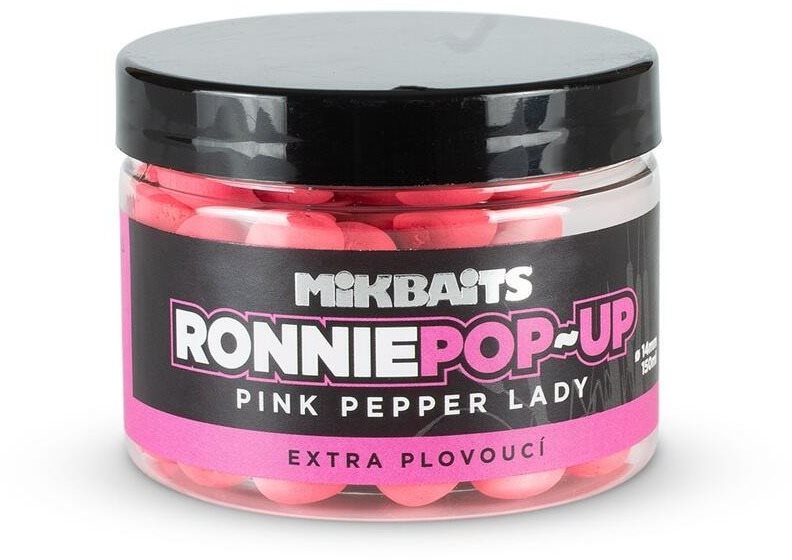 Mikbaits Ronnie pop-up Pink Pepper Lady 14 mm 150 ml