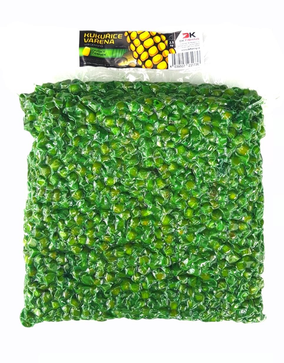DK Fishing Partikel kukurica Cesnak 2,5 kg