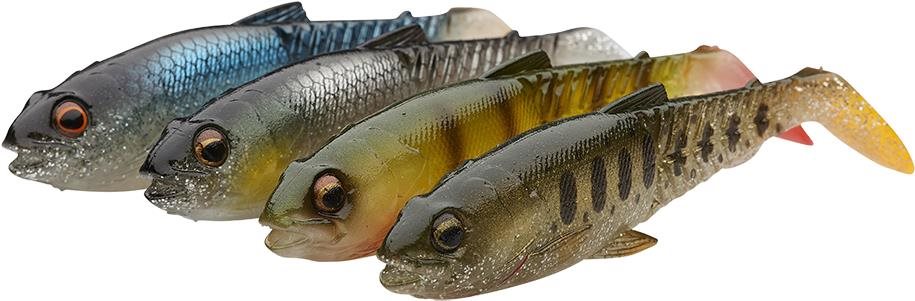 Savage Gear Craft Cannibal Paddletail 12,5 cm 20 g Clear Water Mix 4 ks
