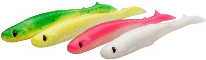 Savage Gear Slender Scoop Shad 13 cm 12 g Dark Water Mix 4 ks