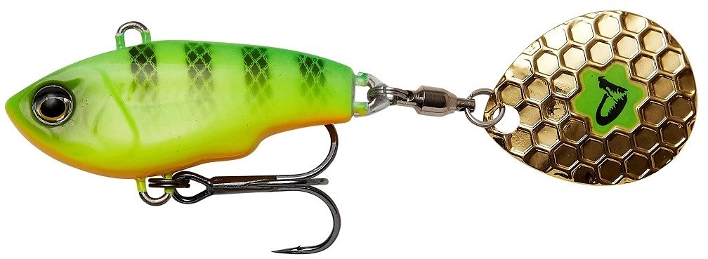 Savage Gear Fat Tail Spin 6,5 cm 16 g Sinking Firetiger