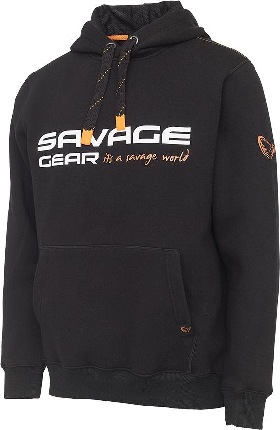 Savage Gear Cosmo Hoodie Black Ink Veľkosť M