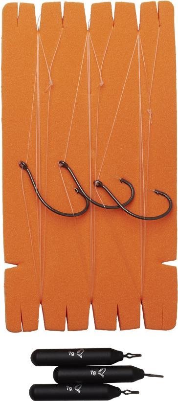 Savage Gear Dropshot Rig Kit L Veľkosť 2/0 0,30 mm 6 kg 3 ks