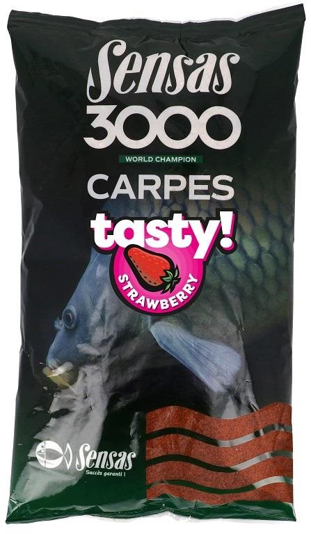 Sensas 3000 Carp Tasty Strawberry 1 kg