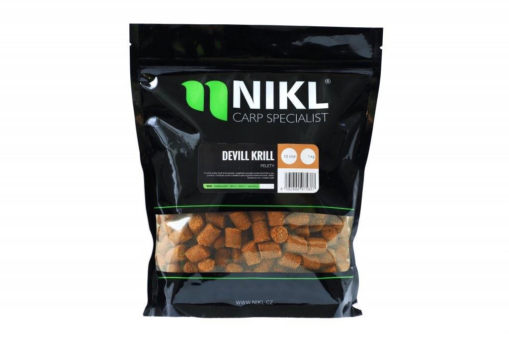 Nikl Pelety Devill Krill s dierkou 18 mm 1 kg
