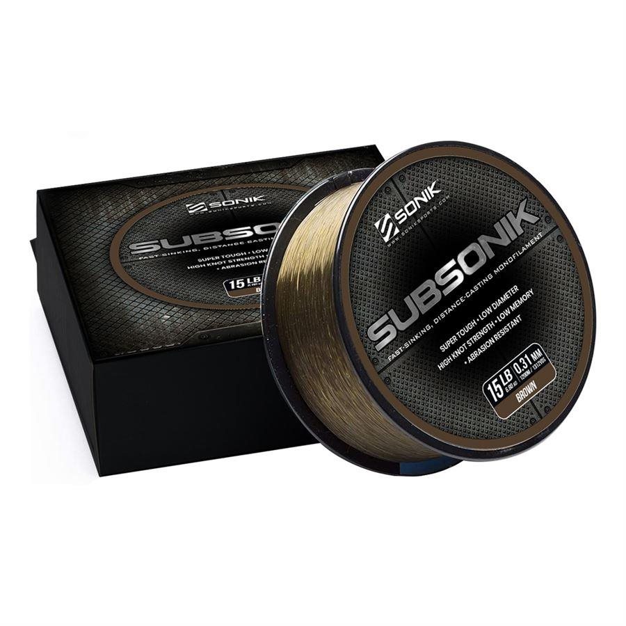 Sonik Subsonik Brown 0,41 mm 25 lb 1200 m