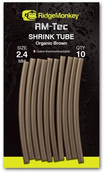 RidgeMonkey RM-Tec Shrink Tube 2,4 mm Organic Brown 10 ks