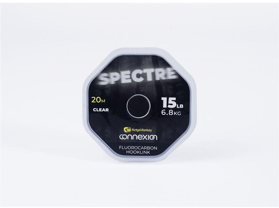 RidgeMonkey Connexion Spectre Fluorocarbon Hooklink 15 lb 20 m