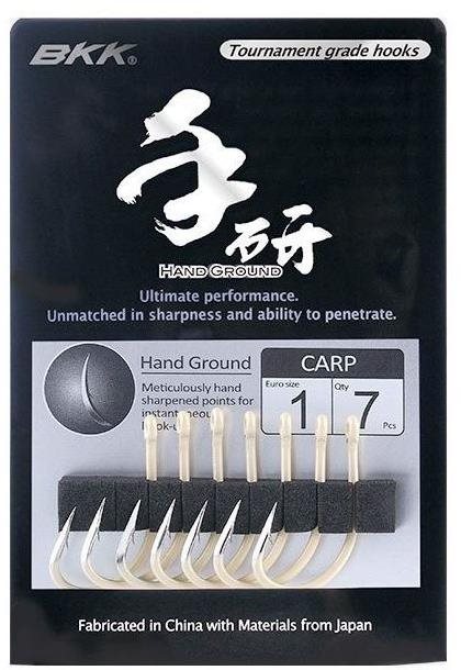 BKK Carp Hook Hand Ground Velikost 8 8ks