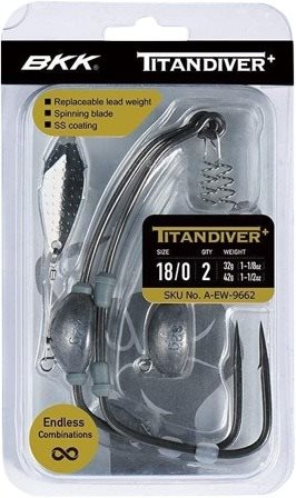 BKK Titan DiverPlus Veľkosť 12/0 2 ks