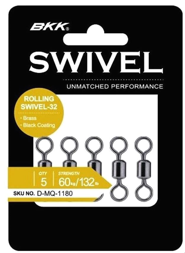 BKK Rolling Swivel-32 Veľkosť 1/0 60 kg 5 ks