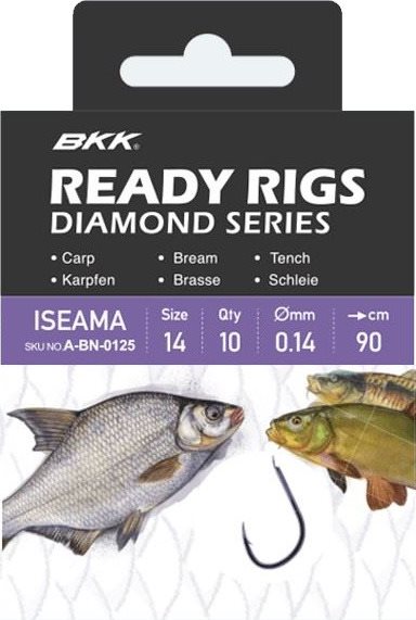 BKK Ready Rig Diamond Iseama GD Veľkosť 6 0,2 mm 70 cm 10 ks