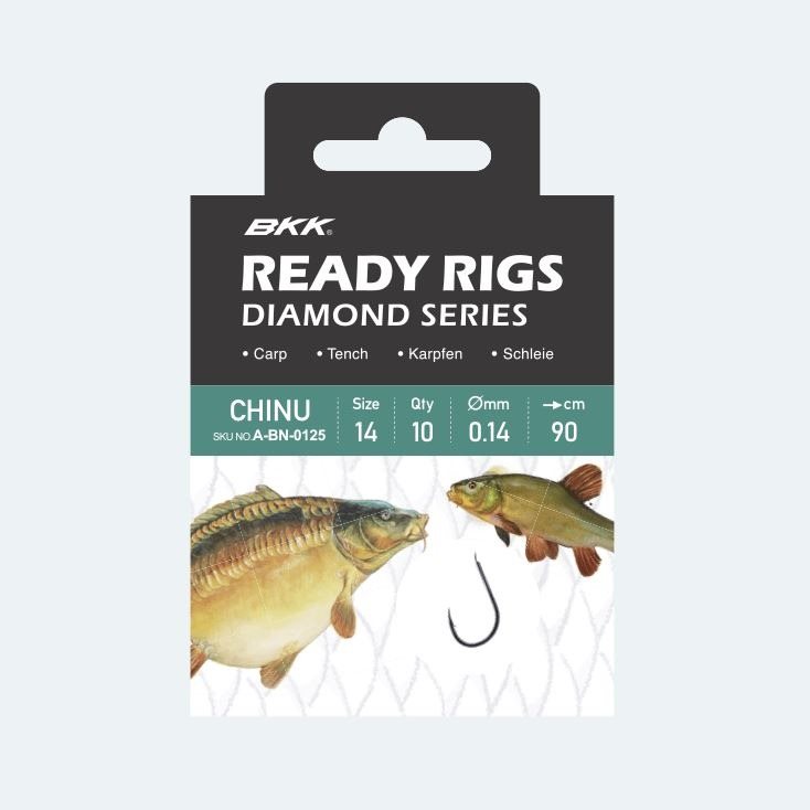BKK Ready Rig Diamond Chinu BN Veľkosť 6 0,2 mm 70 cm 10 ks