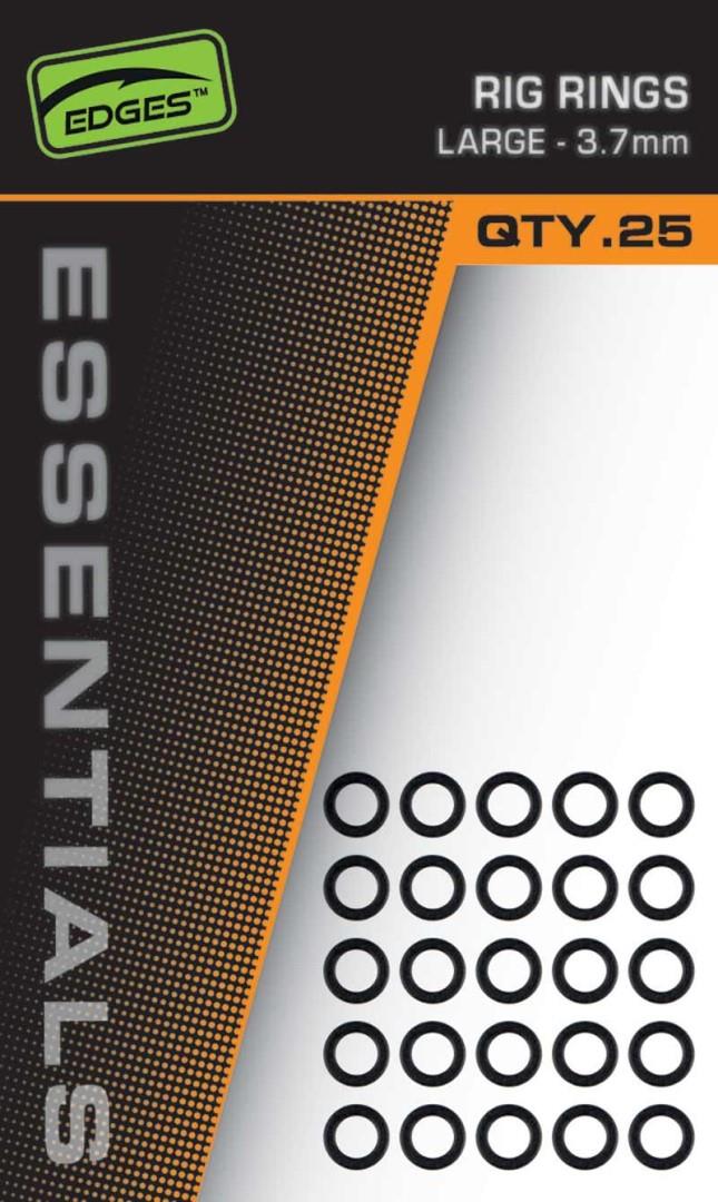 FOX Edges Rig Rings 3,7 mm Large, 25 ks