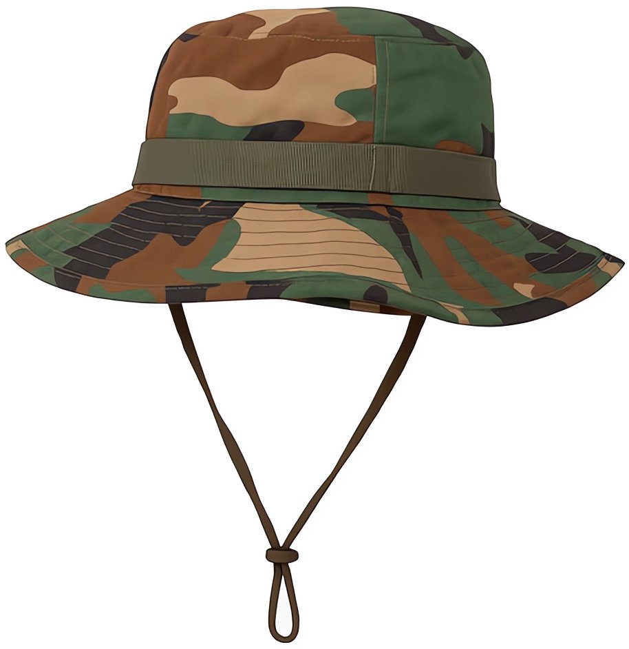 Trizand 23833 Turistický klobouk 60 cm, maskáč