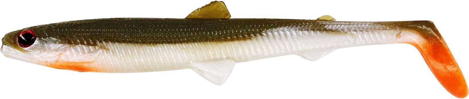 Westin BullTeez Shadtail 12,5 cm, 16 g, Bass Orange 2 ks