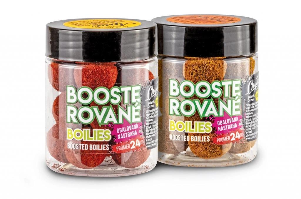 Chytil Boosterované boilies 130 g 24 mm Korenený tuniak – Cesnak/Asa