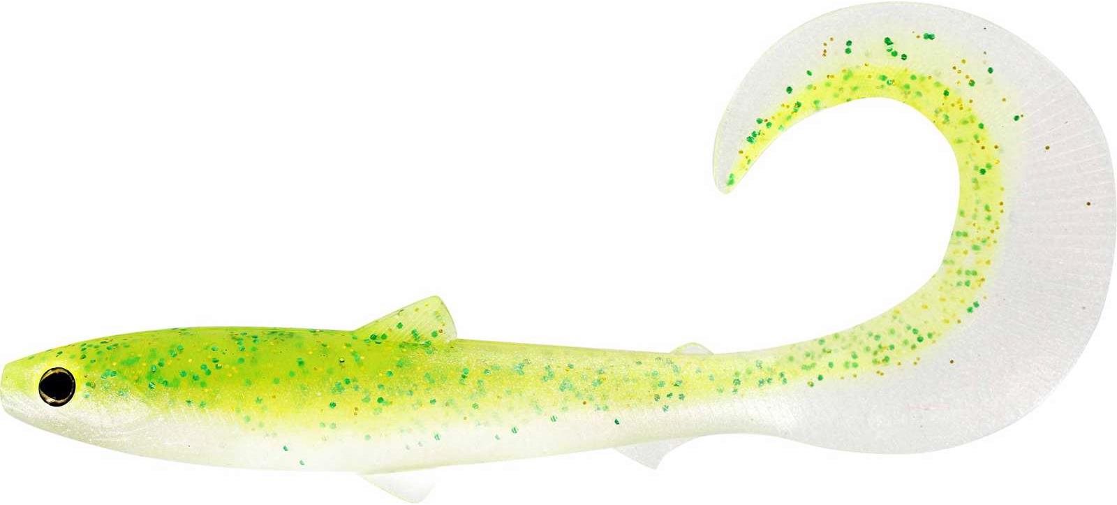 Westin BullTeez Curltail, 14 cm, 15 g, Sparkling Chartreuse, 2 ks