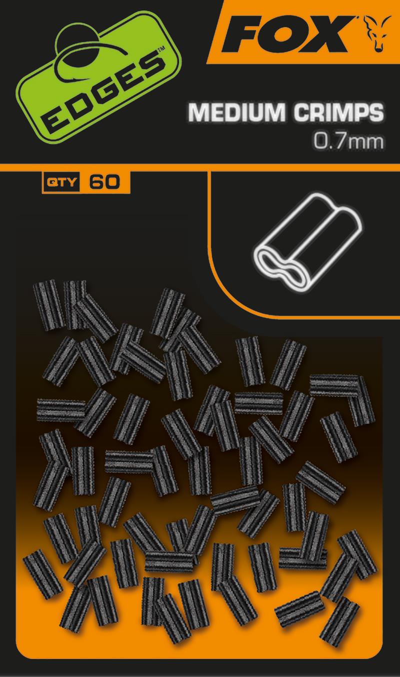 Fox Edges Medium Crimps 0,7 mm, 60 ks