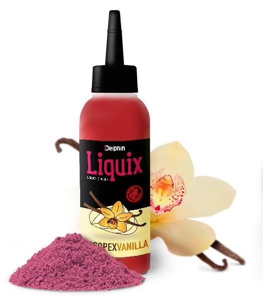 Delphin Fluo D Snax LiquiX Scopex-Vanilka 100 ml