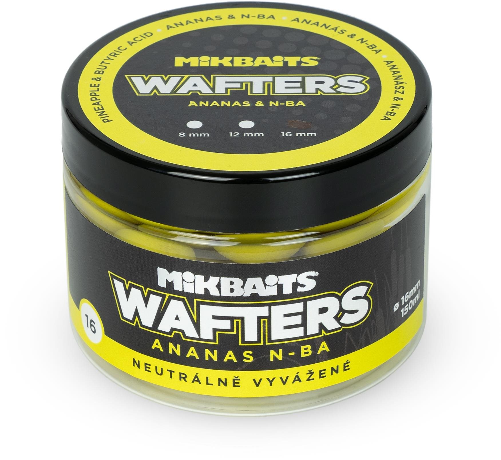 Mikbaits Wafters neutrálne vyvážené Ananás N-BA 150 ml 16 mm