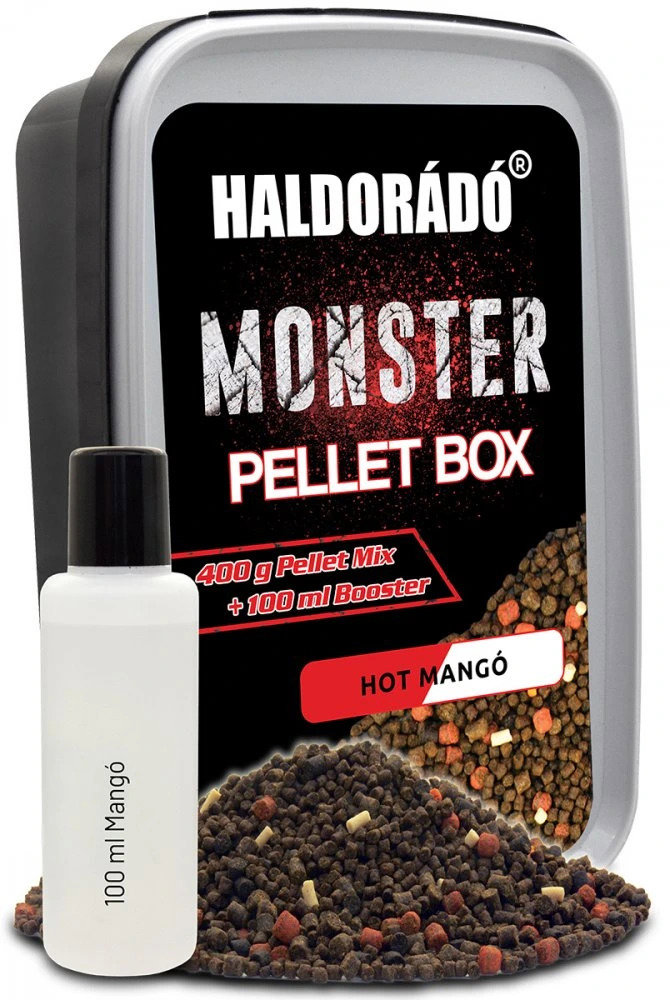 Haldorádó Pelety Monster Pellet Box 400 g 2 mm Hot Mango